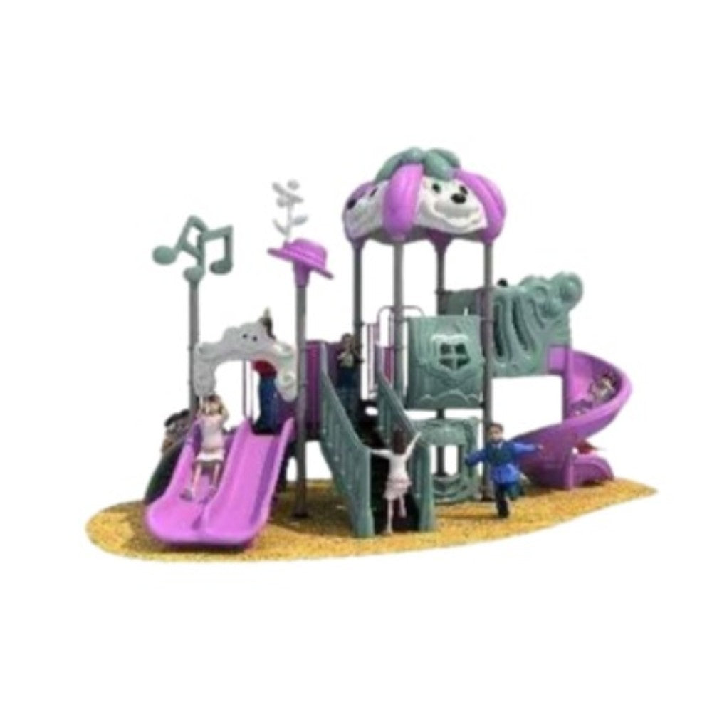 JUEGO MODULAR MUSICAL LILA Con túnel
