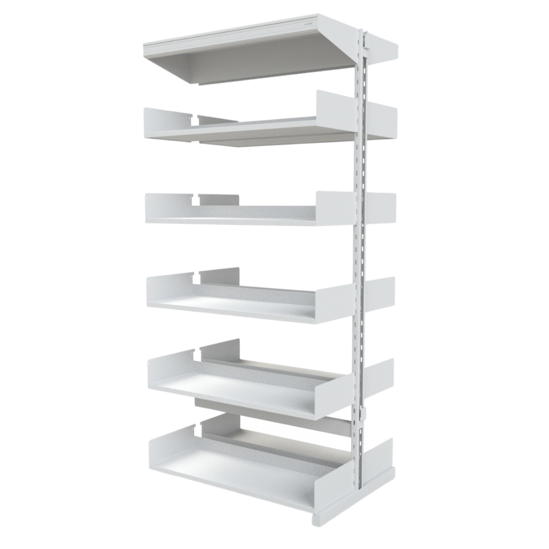MUEBLE PARA BIBLIOTECA METÁLICO Doble