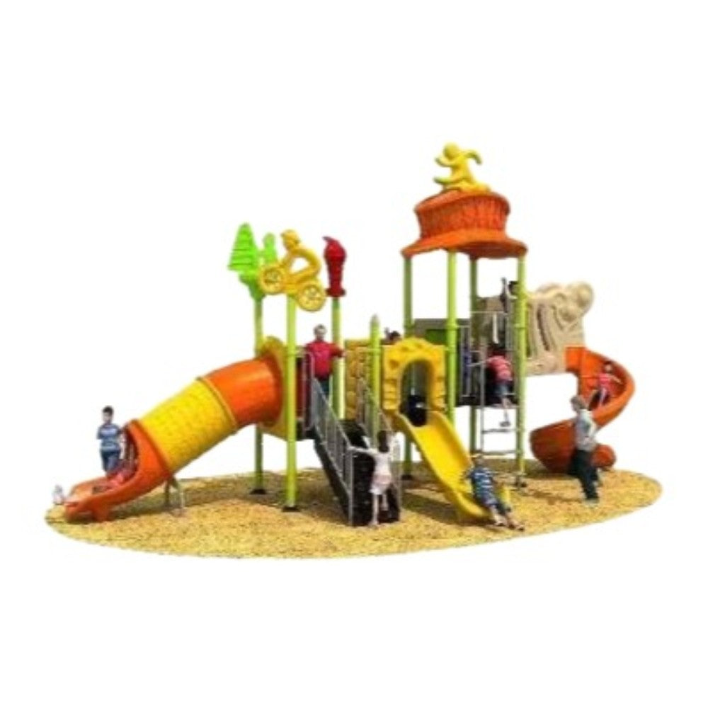 Juego Modular Frutas con Tobogán de Túnel