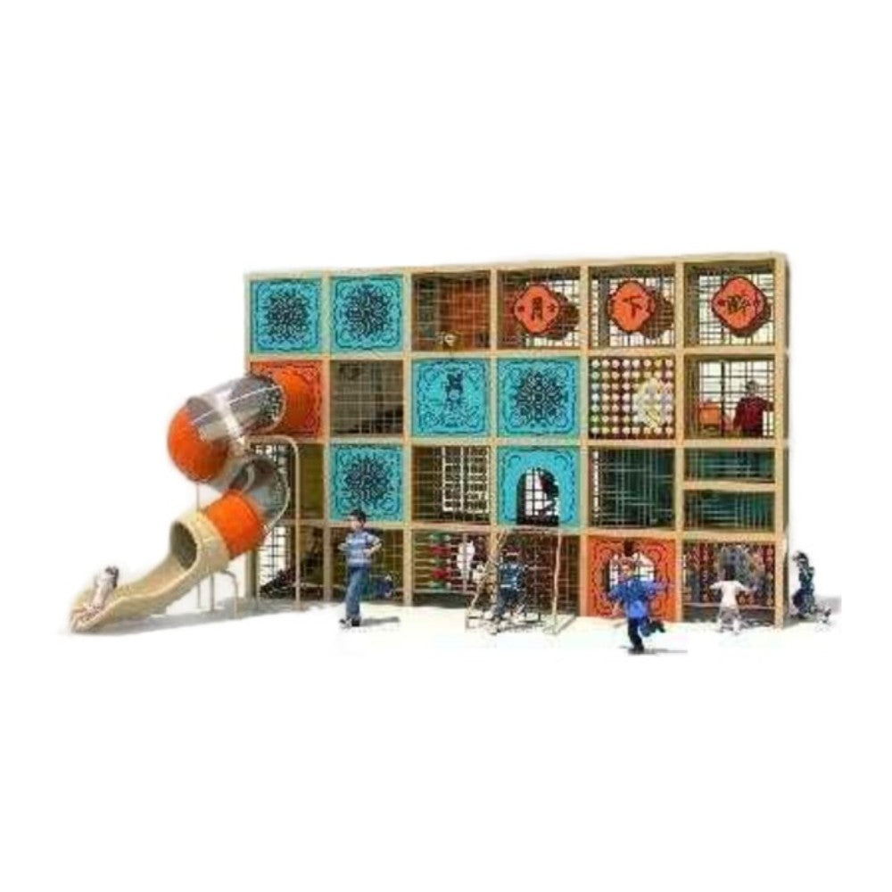 Muro de Juego Interactivo con Tobogán