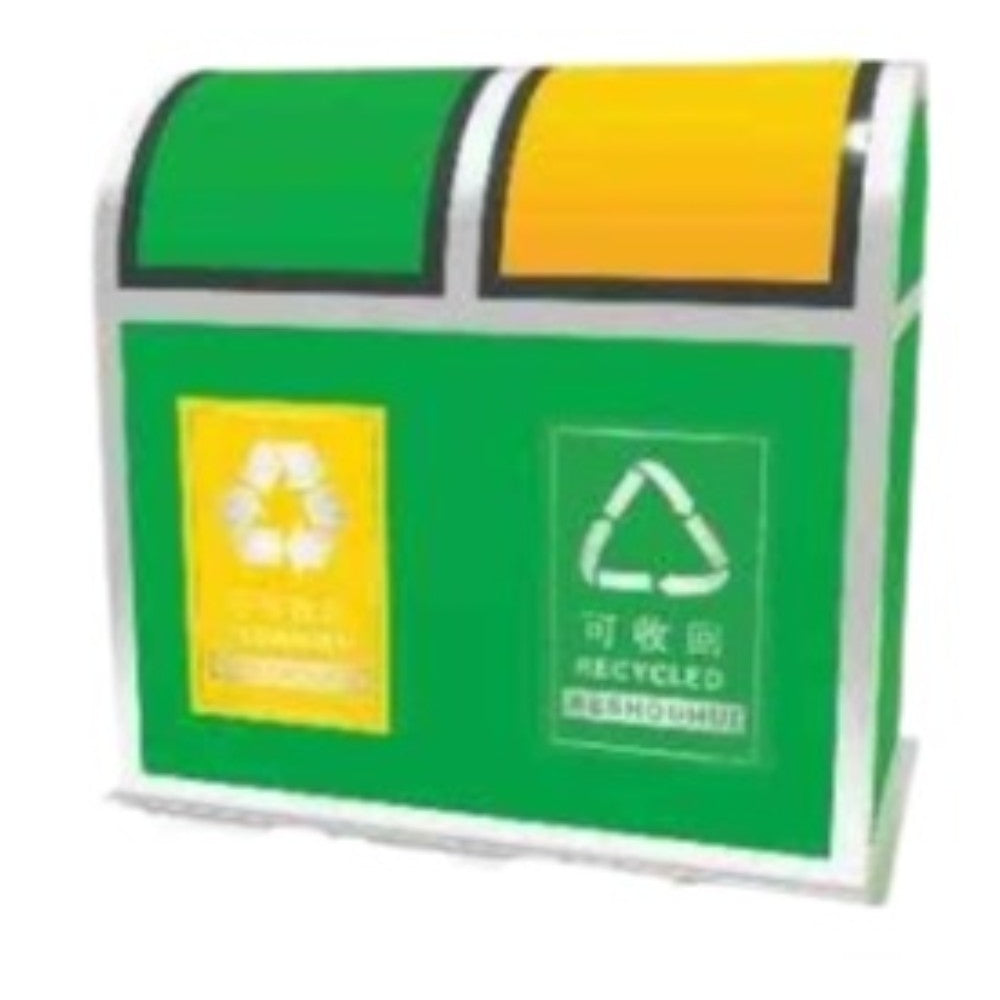 CONTENEDOR DE RECICLAJE DOBLE