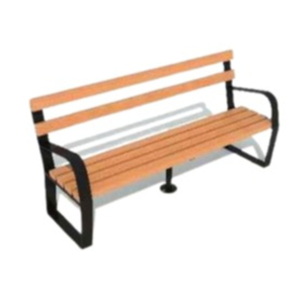 BANCA DE PARQUE Madera y acero